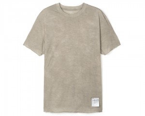 Satisfy CloudMerino™ T-Shirt Sun Bleached Greige | DJKSCF128