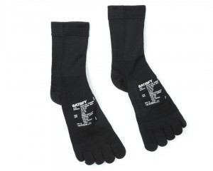 Satisfy Merino Five-Finger Toe Socks Schwarz | WFLOXP420