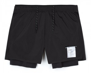 Satisfy TechSilk™ 8" Shorts Schwarz | YAFRCL658