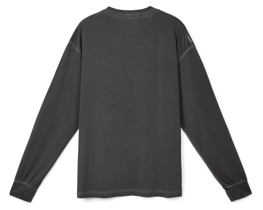 Satisfy AuraLite™ Long Tee Schwarz | QYMFUV375