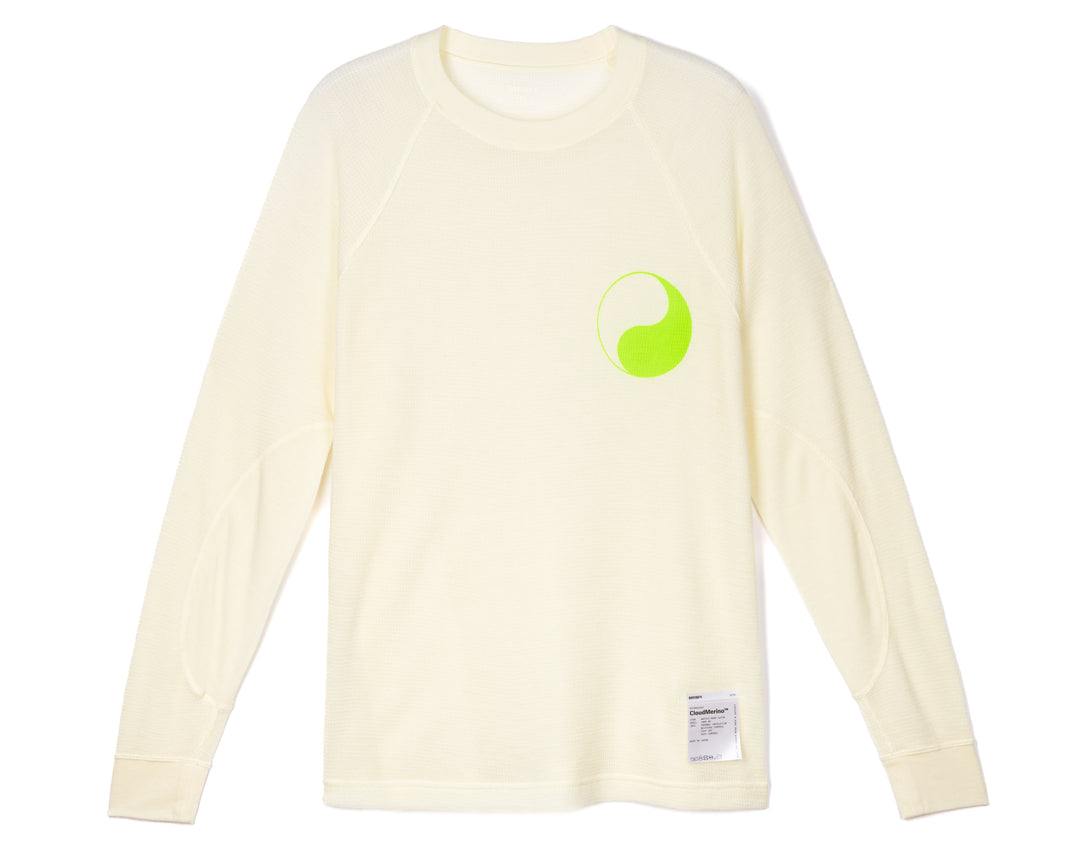 Satisfy CloudMerino™ Waffle Base Layer Silber | GANKUZ795