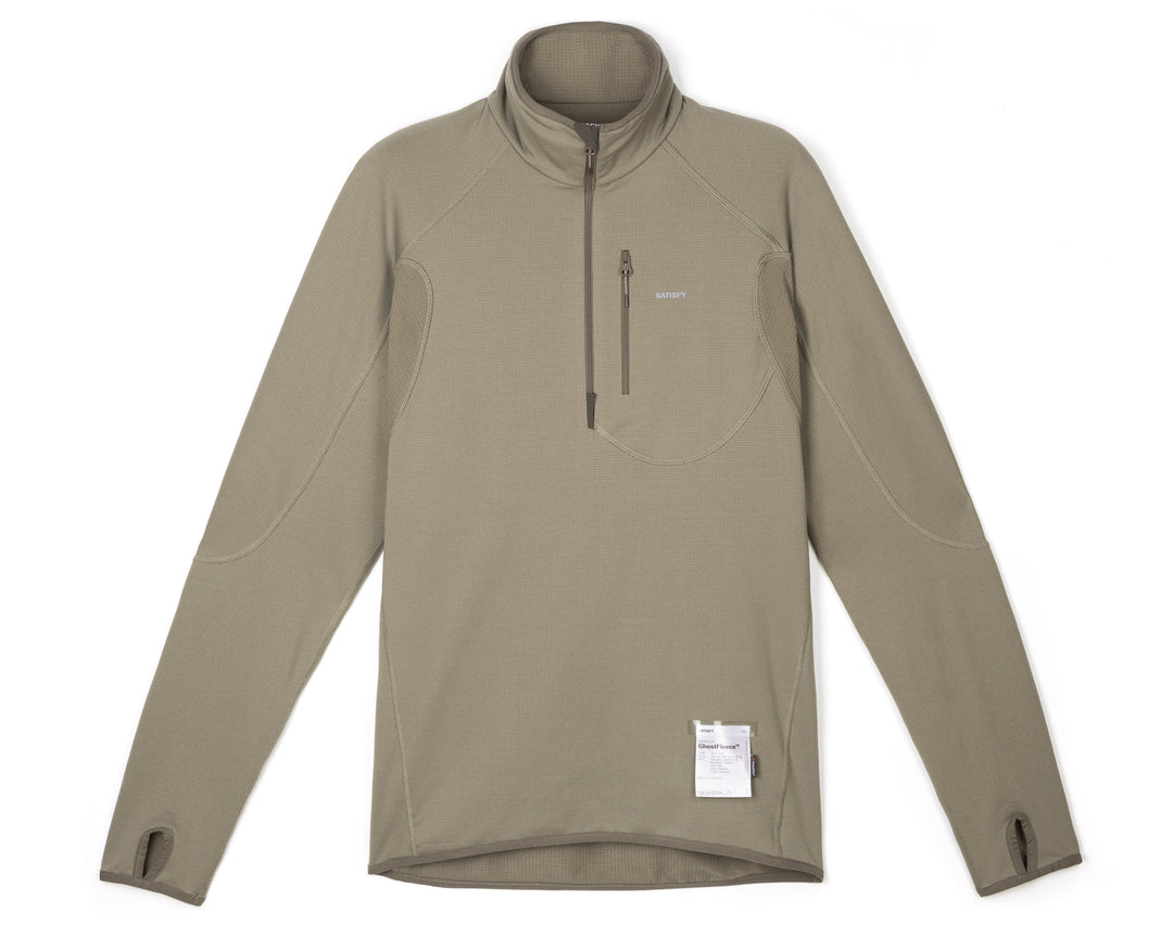 Satisfy GhostFleece™ Half-Zip Smoky Quartz | KFXTDH936