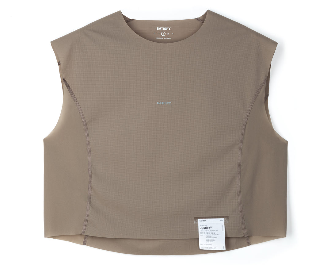 Satisfy Justice™ Trail Cropped Muscle Tee Falcon | SGFRXJ685