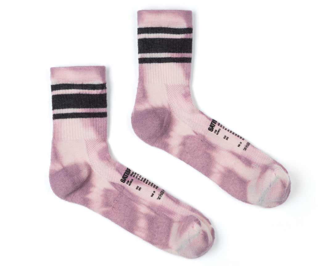Satisfy Merino Tube Socks Rock Salt Tie-Dye | SPWIQX659