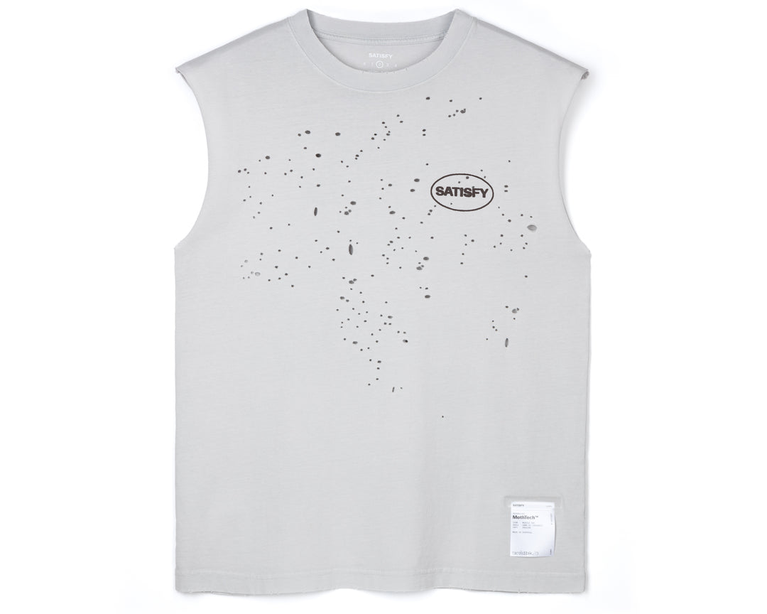 Satisfy MothTech™ Muscle Tee Aged Lunar Rock | IQYZHV975