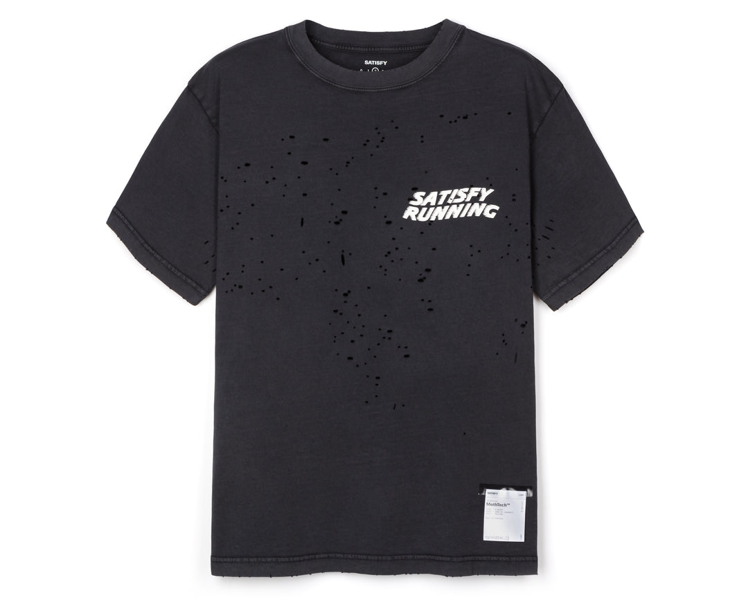 Satisfy MothTech™ T-Shirt Schwarz | KNXUDV593