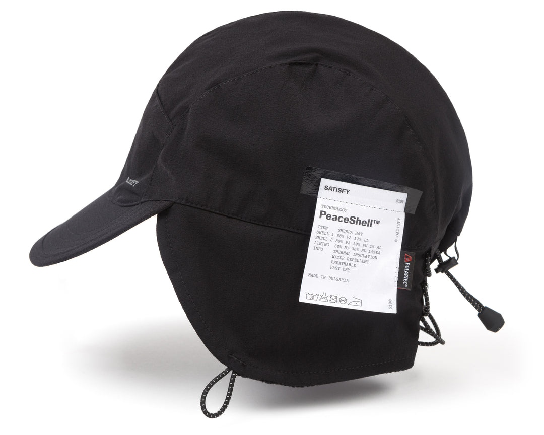 Satisfy PeaceShell™ Sherpa Cap Schwarz | RFKOTE076