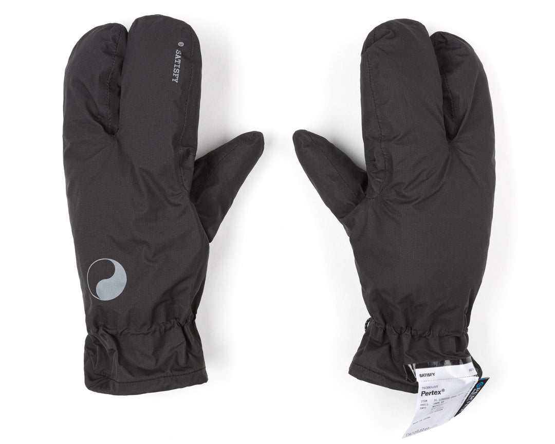 Satisfy Pertex® 3L Lobster Over Mitts Schwarz | GAMTRX916
